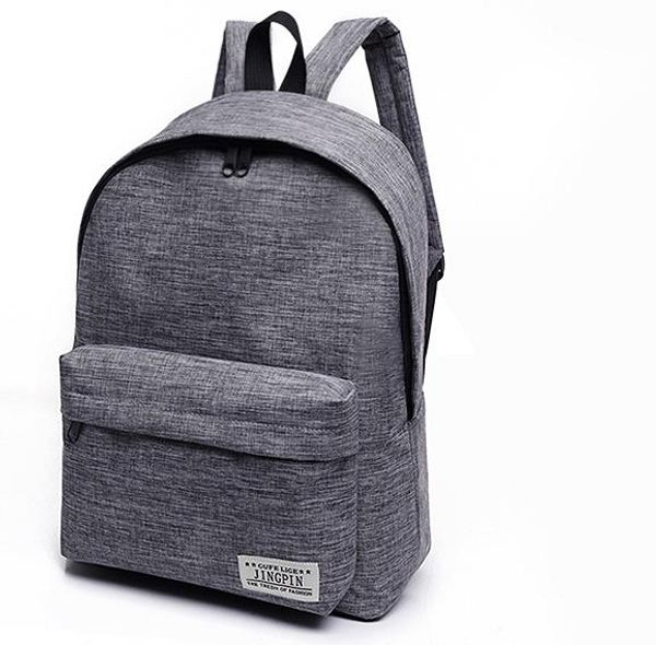 

новое прибытие solid color canvas рюкзак schoolbag tide малый свежий колледж стиль рюкзак мужчин и женщин моды дорожная сумка готовы к отпра