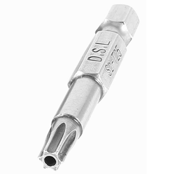 

bmby-10 pcs magnetic 1/4" x 50mm torx point t25 security screwdriver bits