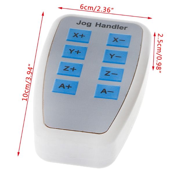 Freeshipping Cnc Usb 4 assi Mach3 100 Khz Scheda di controllo del movimento USB Breakout Board 12-24V con Jog Handler per incisione Cnc Free-Drive