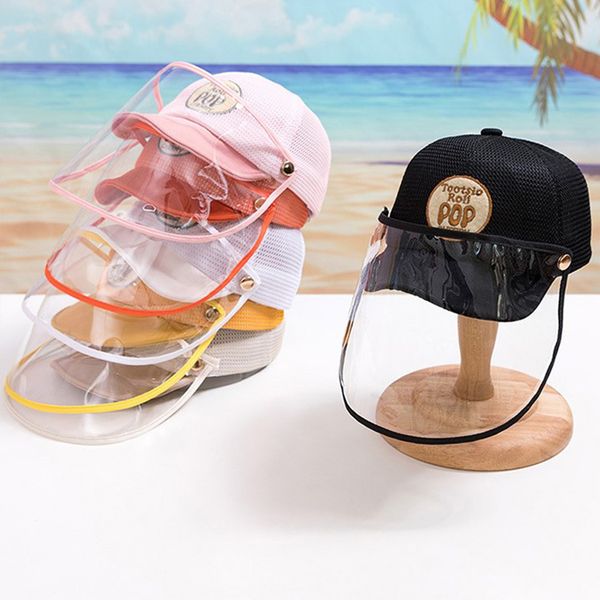 

Новая мода весна осень моды Симпатичные Открытый Повседневный Съемный хлопок Защитная маска Щит Hat для детей Дети Универсальный