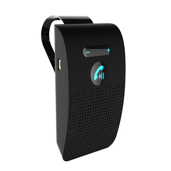 

bluetooth new wireless car bluetooth v5.0 handscar kit wireless bluetooth speaker phone sun visor clip speakerphone