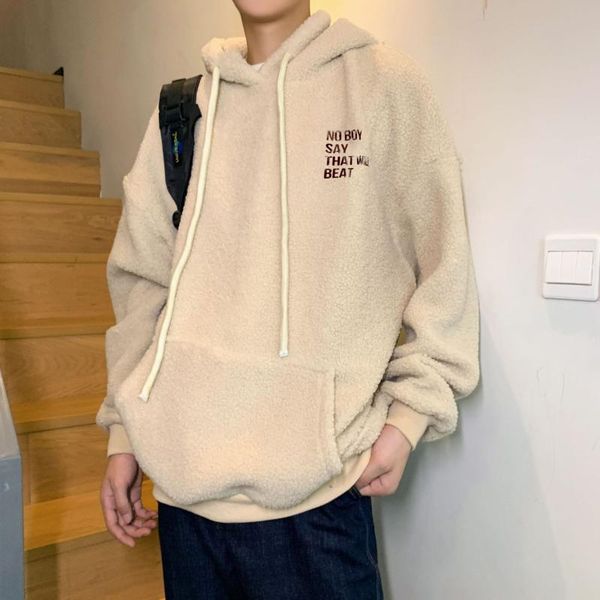 

ветивер hoodie мужская с капюшоном осень и зима плюс velvet сыпучие hip hop hong kong style winter tops ins моды пары coat, Black