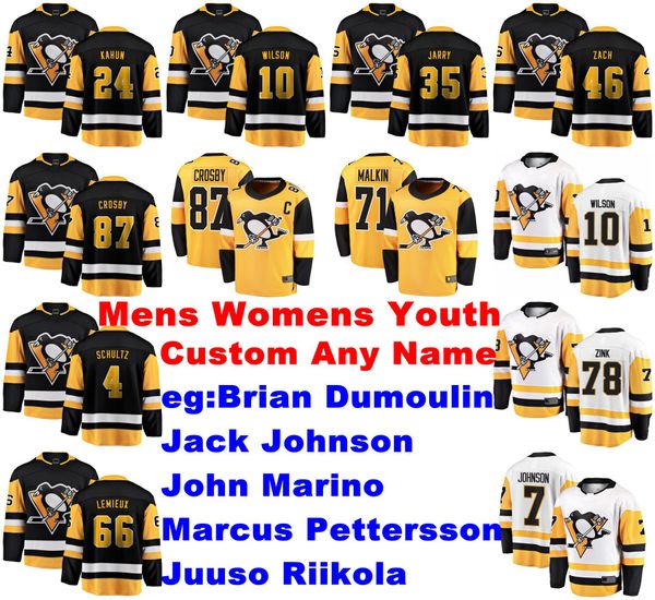 

мужские настройки питтсбургские пингвины трикотажные изделия брайан думулен джерси джон марино джуууу riikola johnson pettersson hoqkey hoqk, Black;red