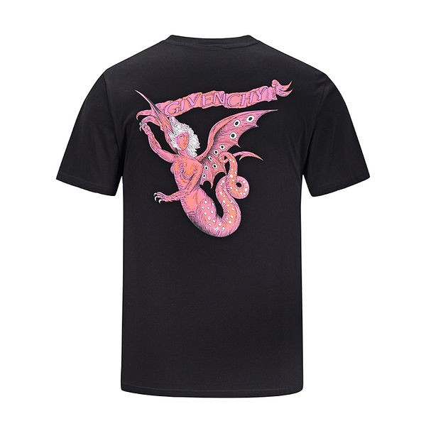 

brand designer new casual t-shirts printed male female summer designer casual cotton short sleeve tees loose couple polo tshirt, White