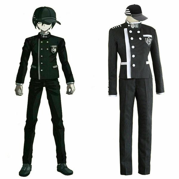 

danganronpa v3: убийство harmony детектив shuichi saihara костюмы косплей костюм, Black;red
