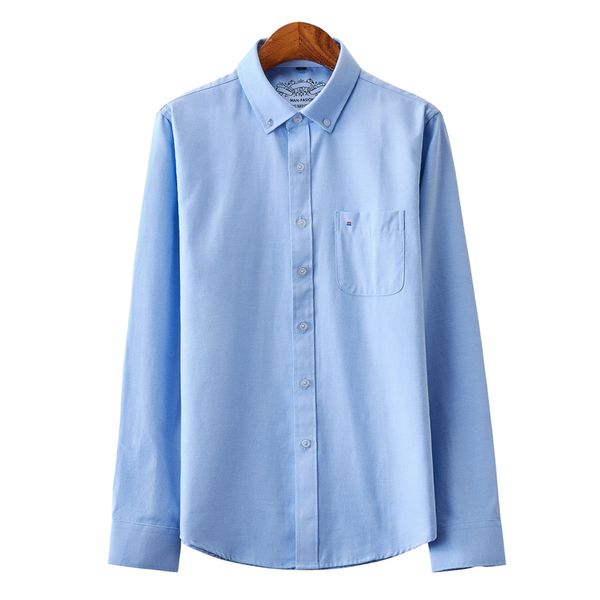 

men's long-sleeved shirt solid color dress casual large size shirt autumn and winter new, White;black