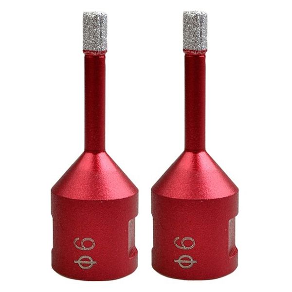 

gtbl 2pc dia 6mm m14 vacuum brazed diamond drilling core bits dry drilling bit hole saw drill bits granite marble tile