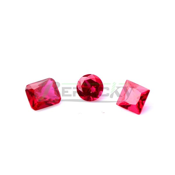 Beracky Ruby Diamond Inserir Red Retângulo Quadrado Estilos Ruby Inserir Ferramenta para Fumar para Beveled Edge Banger Banger Nail Glass Water Bongs Rig