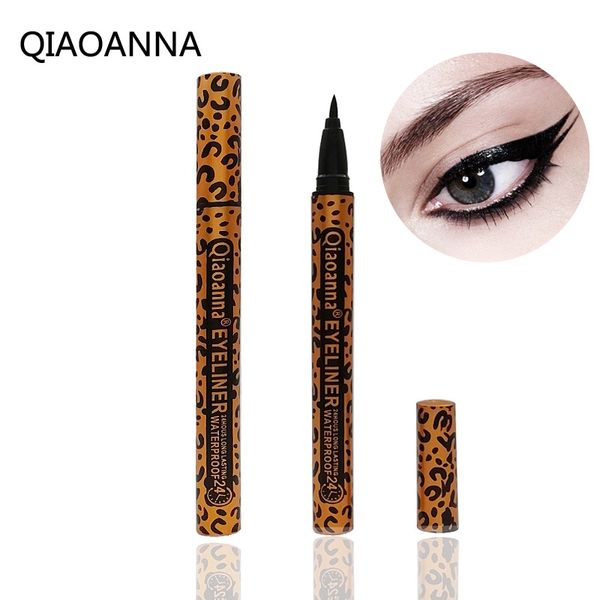 

1 pcs eyeliner liquid pen waterproof leopard print fast dry long lasting makeup wh998