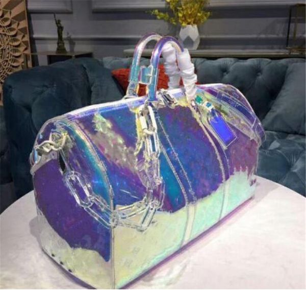 

новая мода мужчины женщины дорожная сумка сумка duffle, brand design камера сумки большой емкости спортивные сумки 50см