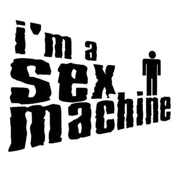 

16*13cm i'm a machine decal funny jdm car sticker vinyl car wrap decor decals car decor