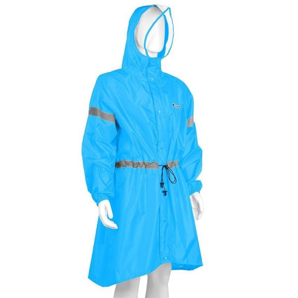 

outdoor camping hiking traveling comfortable backpack rain cover one piece raincoat poncho cover tarp, Blue;black