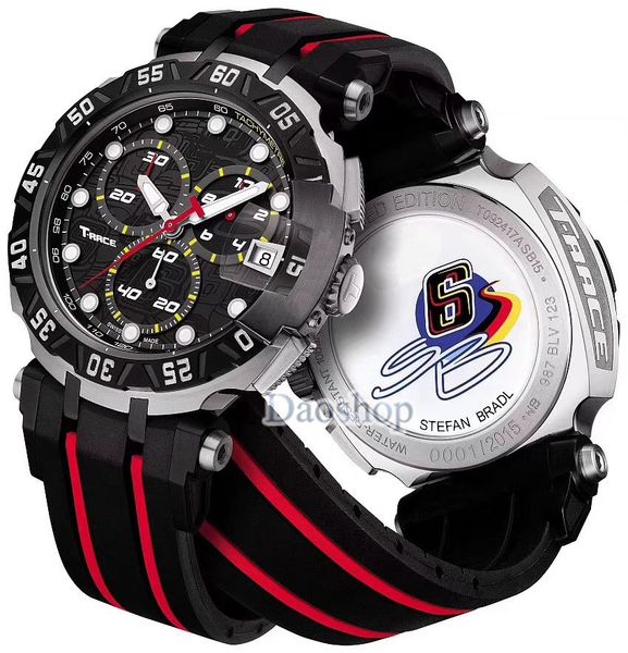 

Модные мужские часы T1853 Tony parker Limited наручные часы PRS 330 T-Sport T-Race MotoGP с большим циферб