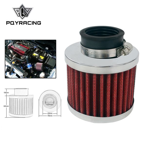 Auto altura do filtro de ar 85mm, pescoço ID: 35mm Car Cone filtro de admissão de ar frio Turbo respiradouro do respiro do cárter PQY-AIT22
