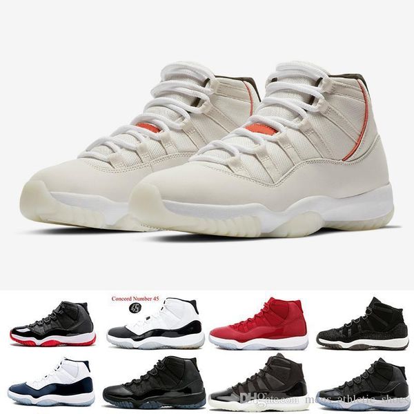 

platinum tint fashion 11 womnens mens basketball shoes concord high 3/45 win like 96 heiress black stingray 11s