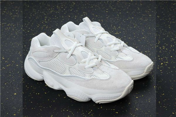 

500 bone white kanye west running shoes 2019 designer men shoes super moon yellow blush desert rat 500 sport sneakers without box