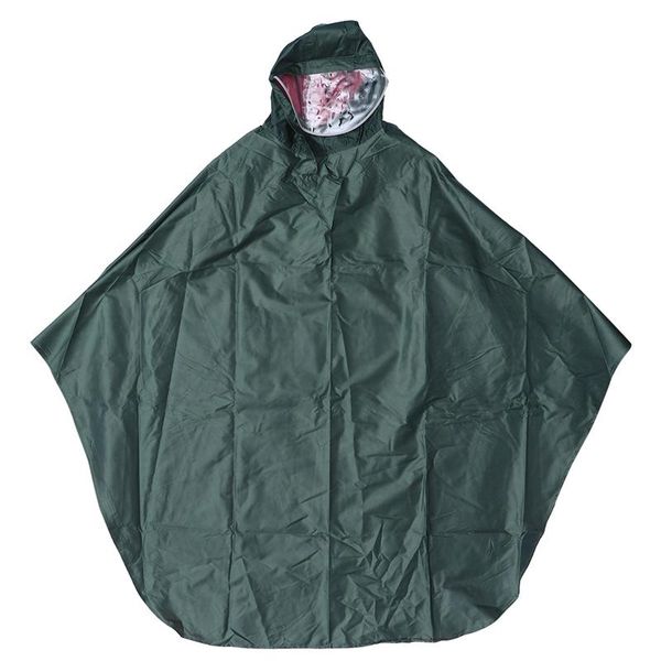 

120x120 cm reflective bike poncho with sleeves womens long raincoats transparent thickening large hat brim