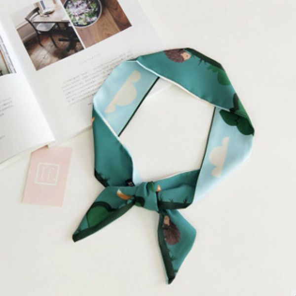 

2019 fashion trend elegant ladies women autumn winter new scarf wrap purse handbag handle covers vintage print scarves, Blue;gray