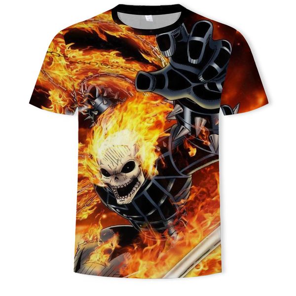 

mens designer duan 3d t-shirt fashion skeleton digital printing short sleeves, White;black