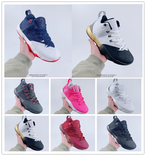 

2020 new james ambassador 9 ix breathable mesh surface mens basketball shoes black pink red blue sneakers 9s sports trainers training 40-46