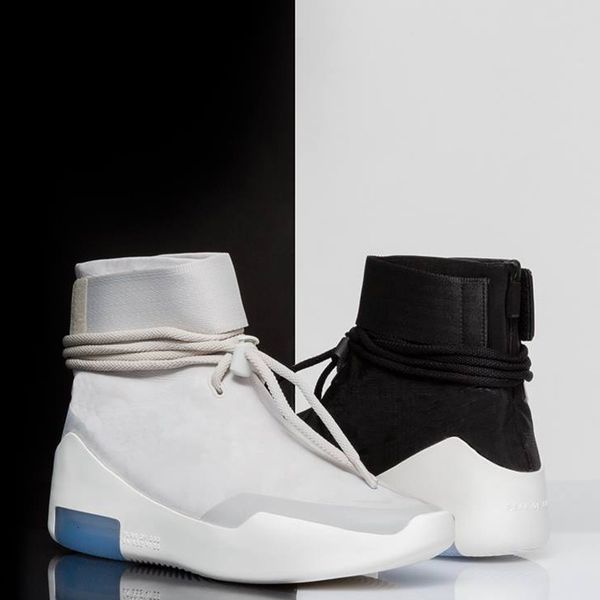 

2019 fear of god shoot around light bone black basketball shoes fog zoom new fashion designer mens casual sports sneakers