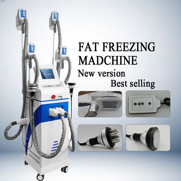 

4 handles cryolipolysis machines fat e slimming laser fat removal liposuction cavitation rf vacuum slimming machine