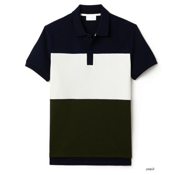 

lacoste men крокодил мужской дизайнер рубашка поло лучшая варианта мода роскошь crocodilo франция бренд регулярно пригонка 2 цвета блок high, White;black