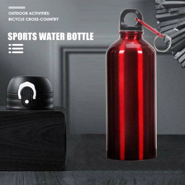 

water bottle cup single layer cycling reusable 750ml stainless steel drink outdoors sports portable gym bike vacuum