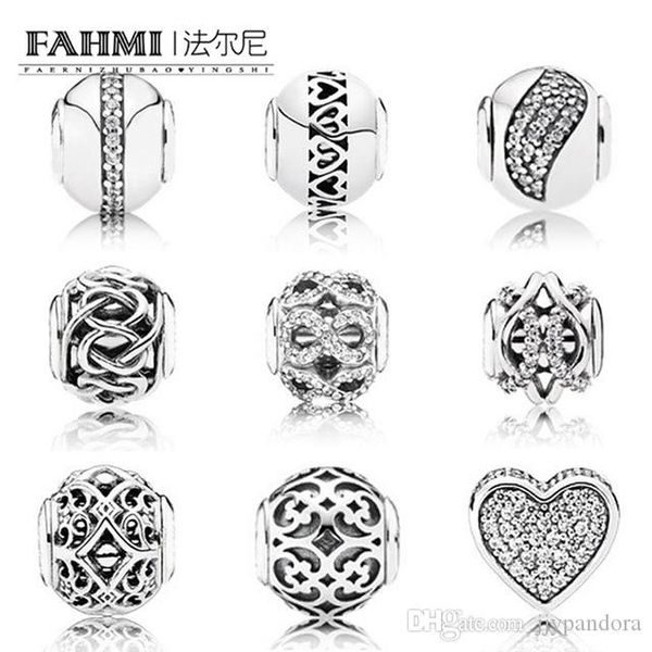 

orsa 925 sterling silver bead charm embrace happiness with cubic zirconia beads fit e series bracelet diy jewelry, Black