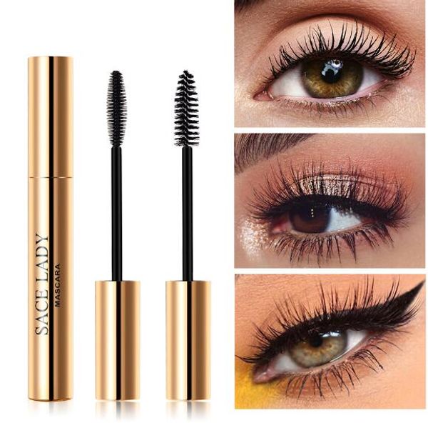 SACE senhora lash maquiagem de mascara maquiagem grossa cílios à prova d 'água 4D fibra de seda rimel volume lashes cosmético cosmético