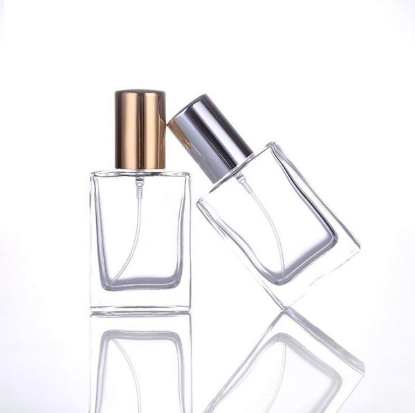 Atacado recarregáveis ​​vidro Spray de Perfume Garrafa 30ml de vidro Atomizador garrafa vazia Cosmetic Container para o curso SN4563