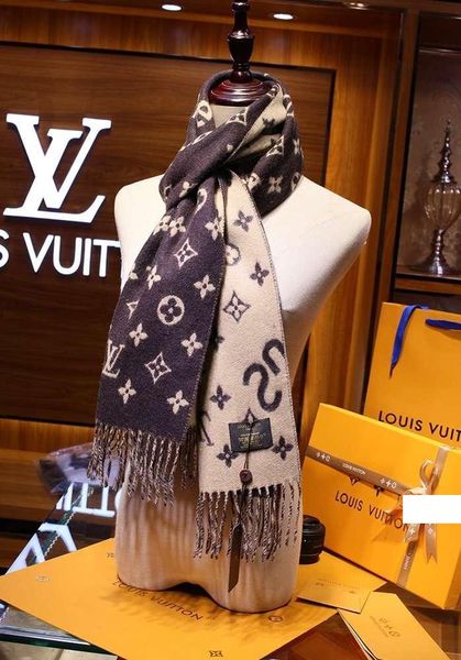 

fashion scarfs luxury scarf for man women multiple uses shawl wool blend scarves 3 colors size optional wsj011 size 170*30, Blue;gray