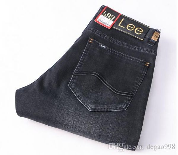 

опт розница) мужские темные джинсы весной и летом новый хлопок промывают денима брюки, Blue