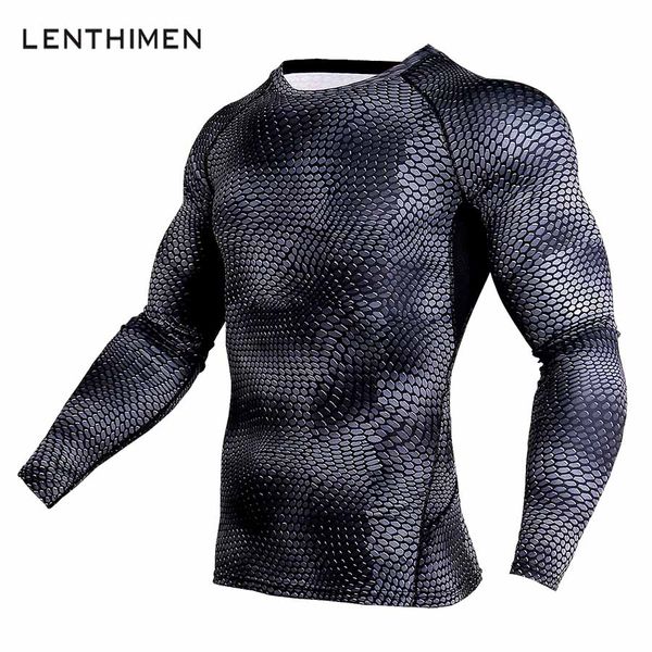 

new quick dry running shirt compression shirts men long sleeve training&exercise t shirts gym fitness sportswear rashgard man, Black;blue