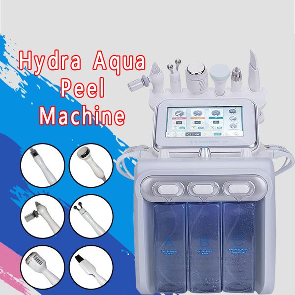 

6in1 h2o2 hydra dermabrasion rf bio lift spa facial machine hydro microdermabrasion facial machine water aqua peel cold hammer oxygen spray