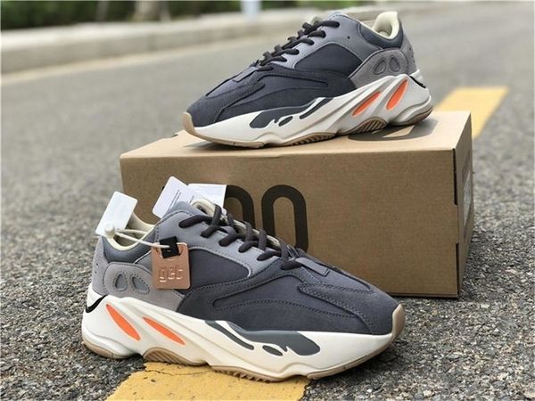 

originals 5boost 700 magnet fv9923 wave runner kanye west running shoes for men women teal blue 3m reflective authentic sneakers, Black