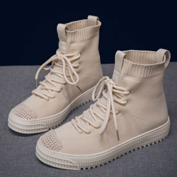 

autumn women brand running shoes youth trend sock sneakers light high trainers outdoor jogging athletic shoes zq-167