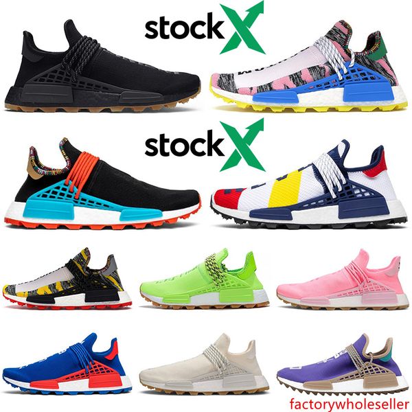 

nmd human race stock x pharrell williams running shoes men women hu trail heart mind solar pack outdoor mens trainers sports sneakers