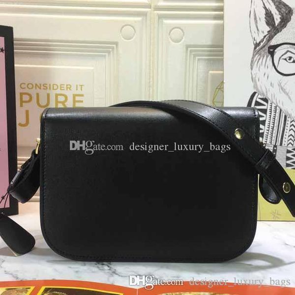 

classic brand designer handbag genuine leather handbag fashion womens crossbody bag designer saddle bag with box