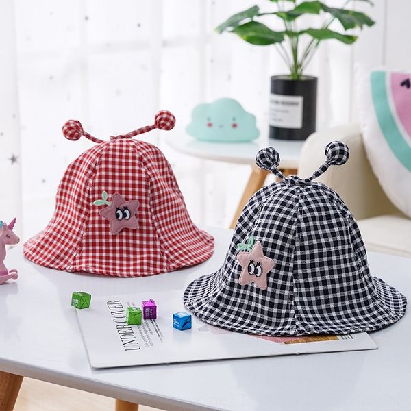 

autumn fisherman cap cap thin baby sun sun male and female baby hat sunscreen summer fisherman hat, Yellow