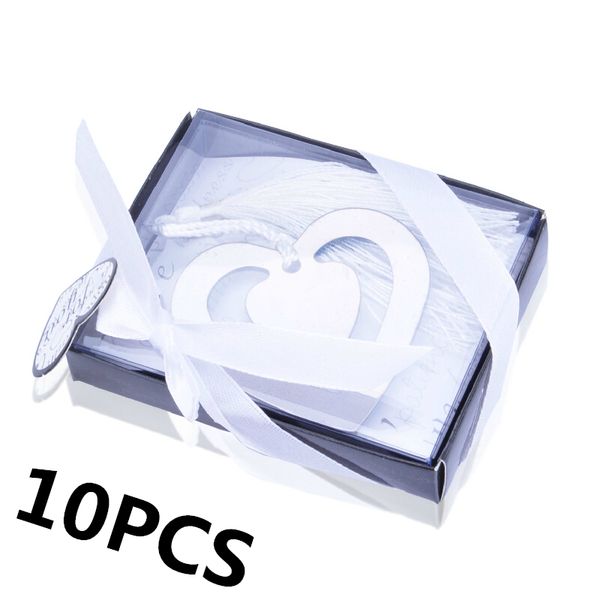 

10pcs bulk my heart bookmark party favours souvenirs first communion birthday baby shower wedding favors and gifts for guest