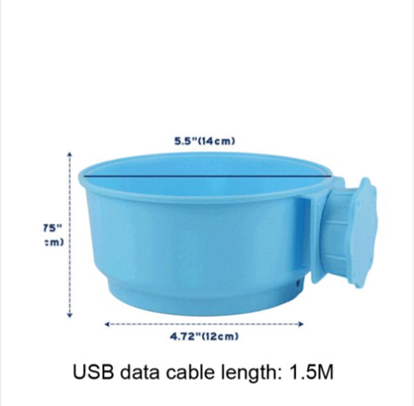 

2019 sales wholesales auto dog pet heated water dish electric heated drinking bowl winter outdoor