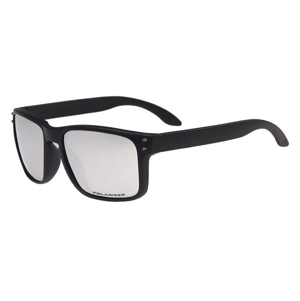 

fashion brand o series luxury sunglasses for men yo92-44 sun glasses smokeÂ black frame gun logo polarized silver lens ing, White;black