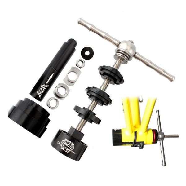 

bike tools alloy bearing press bicycle axle center press-in shaft static installation disassembly tool suit bb86/30/92/pf30 moun