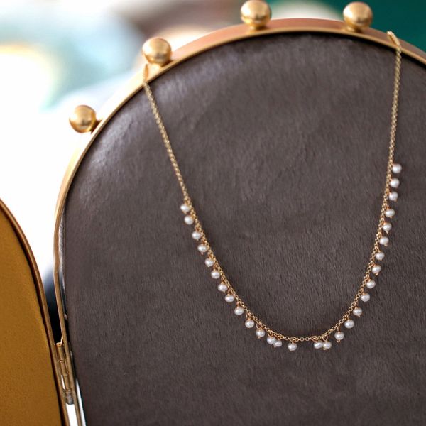 

sinzry original handmade natural freshwater pearl elegant chokers necklace for female party trendy jewelry accessory, Silver