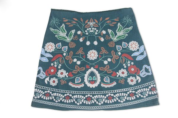 

2019 новый год сбора винограда женщин женская мода лето bodycon boho бич повседневный цветочные высокой талией короткие мини-юбки, Black