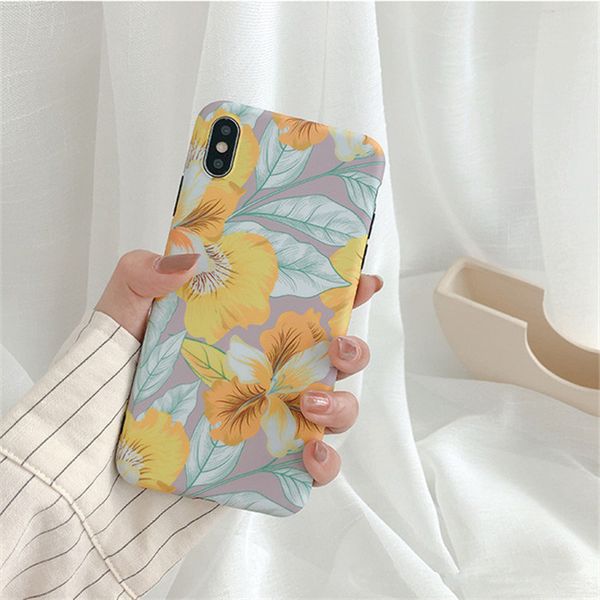 

акварель цветок iphone 8 plus чехол для мобильного телефона чехол для iphone 678plus матовый imd мягкая оболочка протектор все включено
