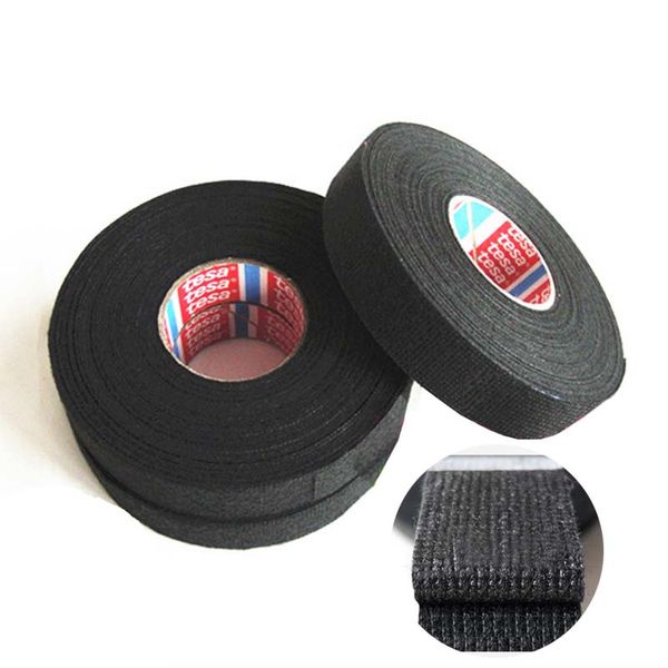 

4 rolls adhesive cloth fabric tape car cable looms wiring harness 19mm x 25m dxy88