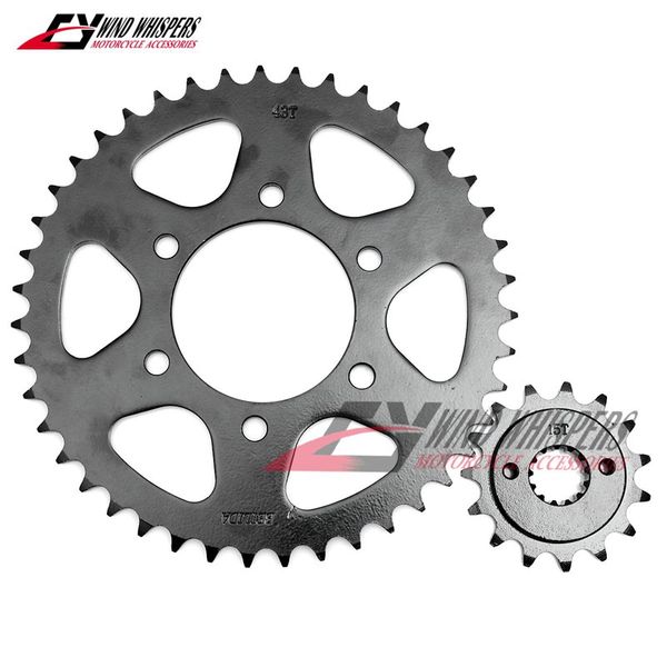 

motorcycle front rear sprockets for ninja zx-6rr (zx600 n1 n6f) zx-6r (zx636 c1 c6f d6f) 2005-2006 43t/15t 520