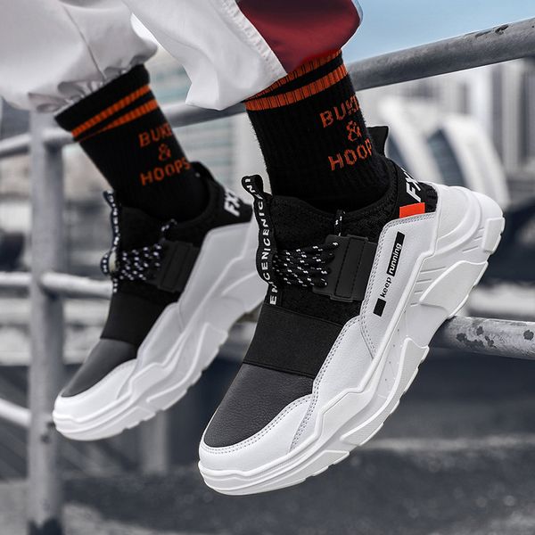 

2020 fashion men casual shoes breathable mesh men sneakers lightweight casual shoes trainers big szie sale, Black
